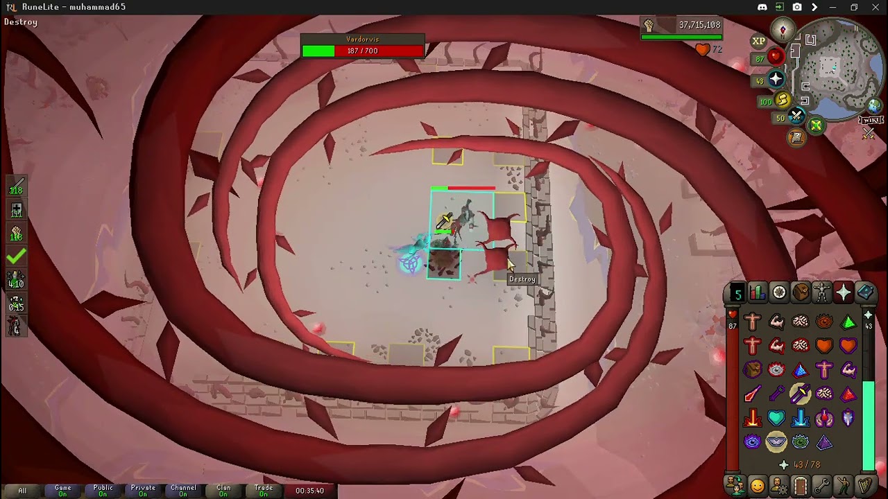 Vardorvis 6 kc trip no axe skipping (with noxious helbarb)