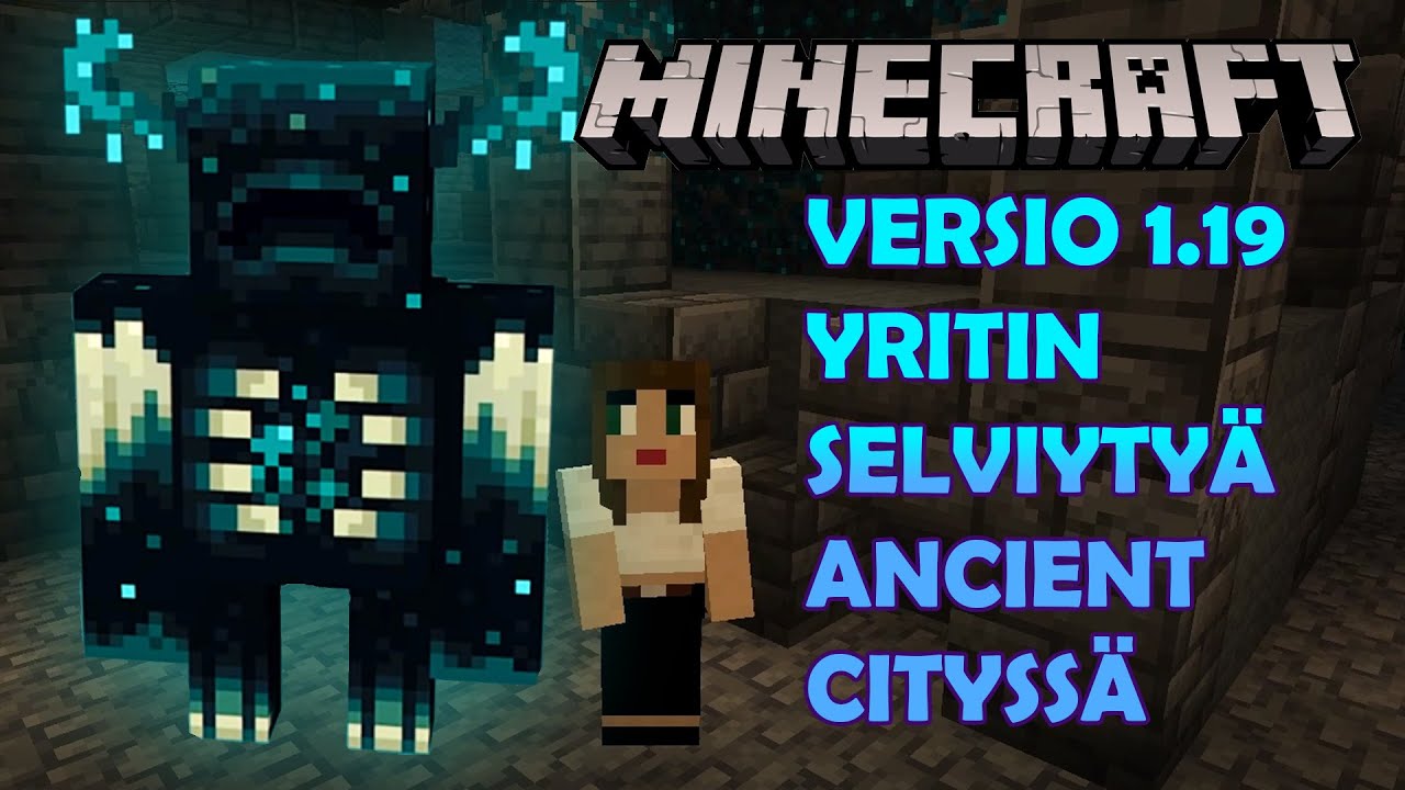 Minecraft 1.19 - Yritin selviyty&auml; Ancient cityss&auml;