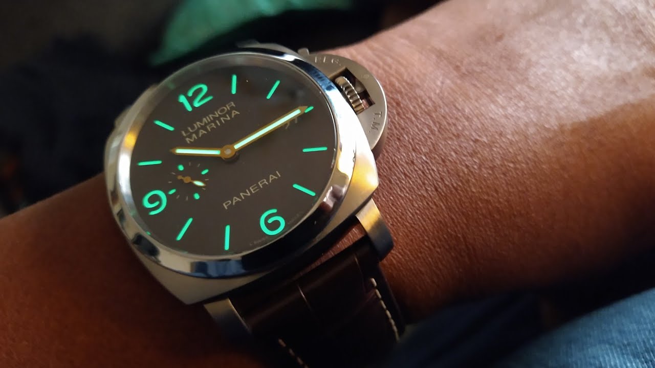 Panerai Luminor 1950 Titanium PAM 00351 Tobacco Dial