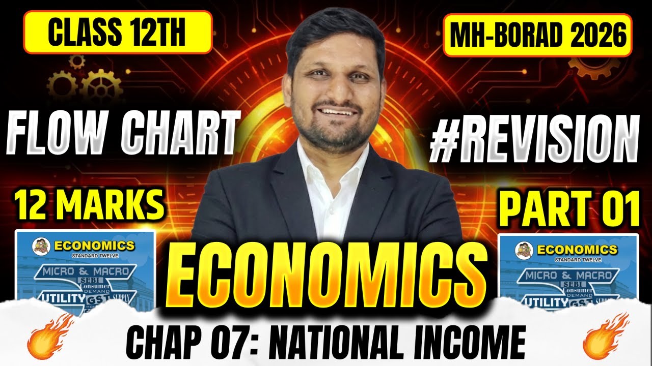 National Income – Most Important Flow Charts 🚀 | PART 01 | 12th Economics | HSC 2026