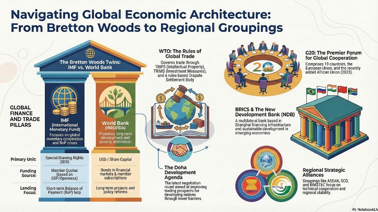 IMF | World Bank | WTO: Agreements (TRIPS, TRIMS) | Other international organizations 