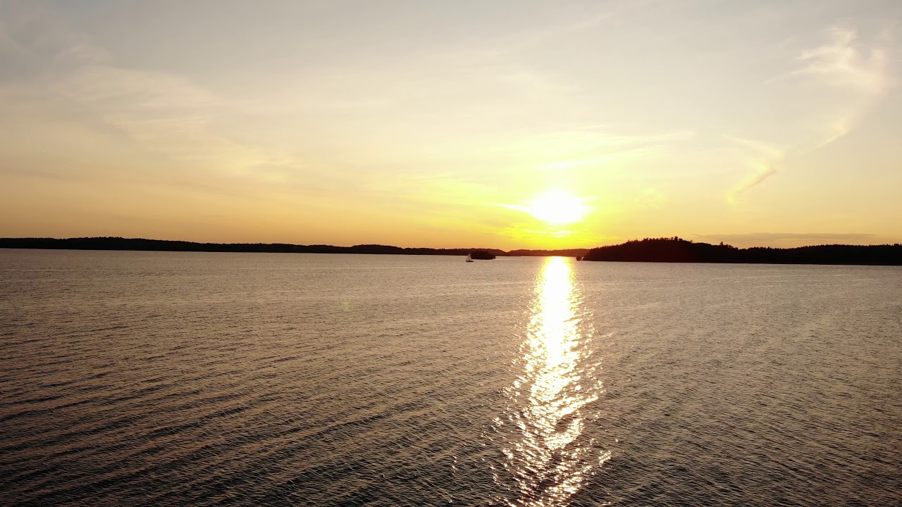 Royalty Free 4k Sunset Stock Video Footage [ DJI Drone Footage ]