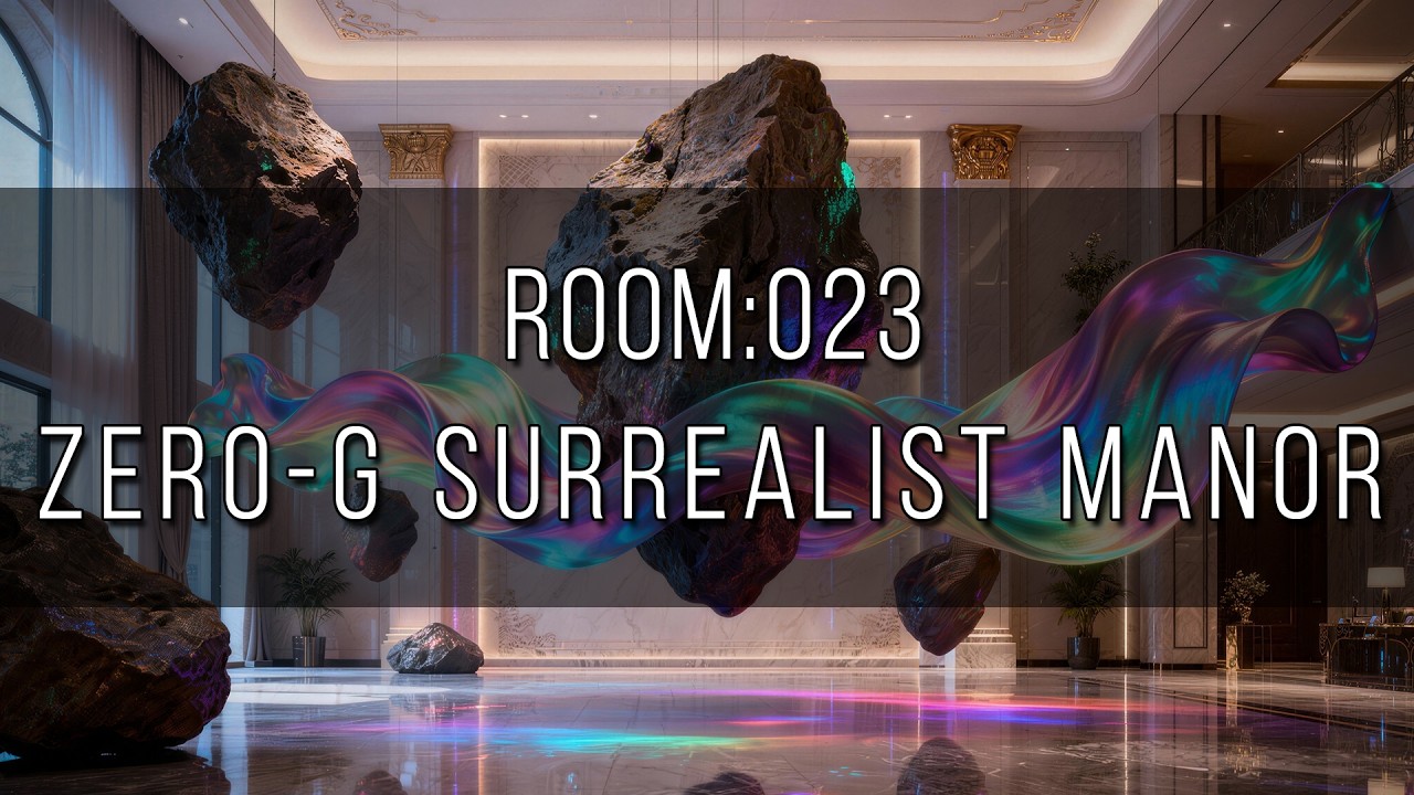 ROOM 023: Zero-G Surrealist Manor | Ясность ума & Глубокая концентрация [4K UHD]