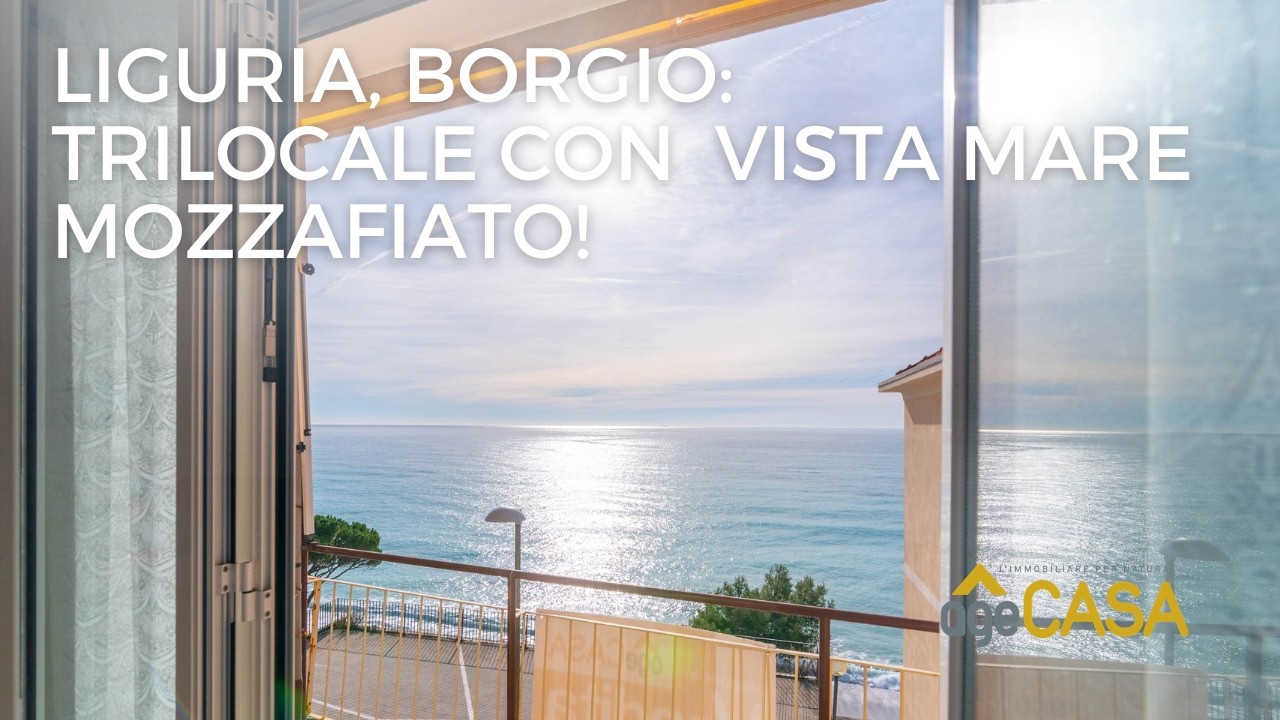 Liguria, trilocale fronte mare a Borgio Verezzi: vista pazzesca!! #vistamare #liguria #casainvendita