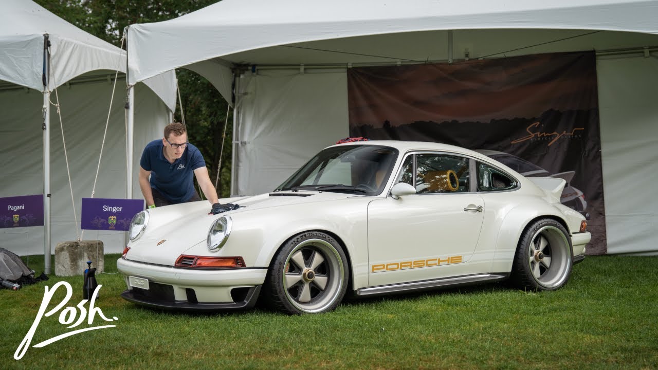 Singer Porsche DLS Show Prep with my new favourite detailing tool: AMMO FROTHe