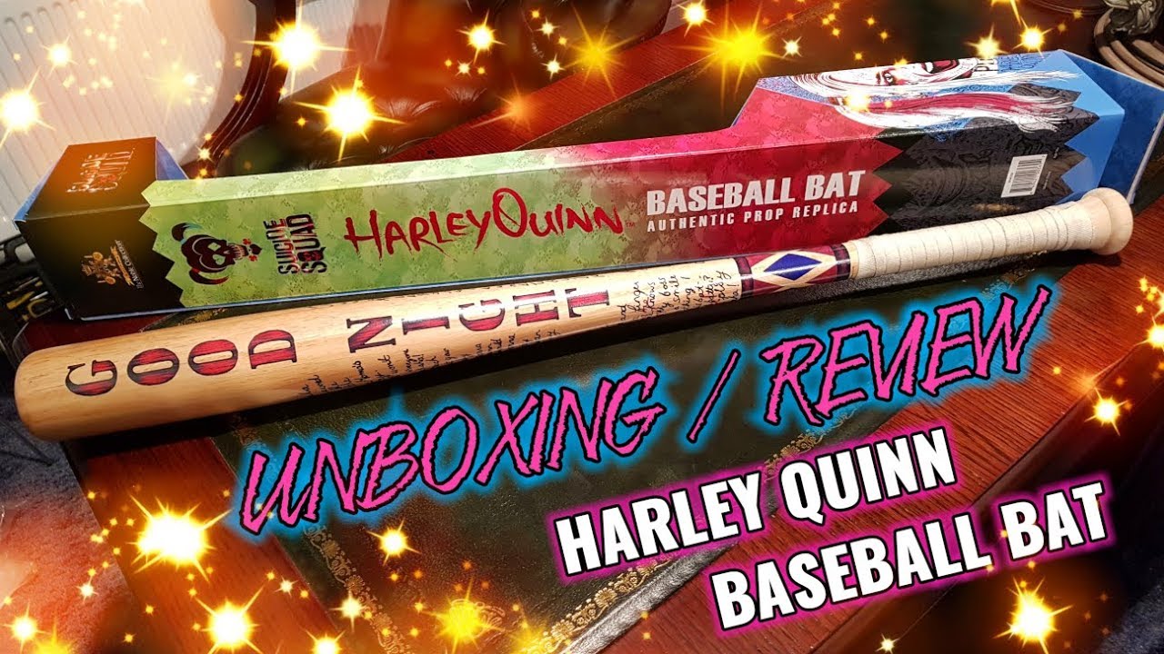 1/1 SCALE HARLEY QUINN PROP REPLICA BASEBALL BAT BY NOBLE COLLECTIONS