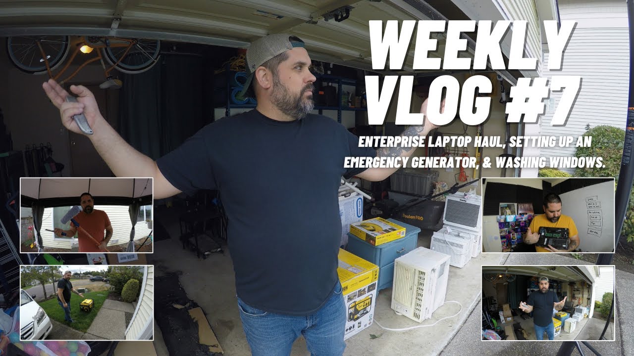Enterprise Laptop Haul, Generators, and Doing Dad Stuff | Weekly Vlog #7