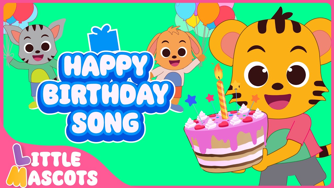 Happy Birthday Song + Thank You Song + more Little Mascots Nursery Rhymes & Kids Songs