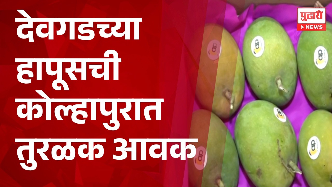 Pudhari News | देवगडच्या हापूसची कोल्हापुरात तुरळक आवक #DevgadHapus #Kolhapur #MangoSeason