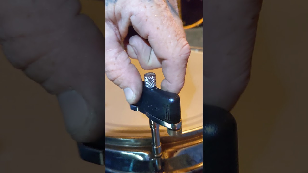 Using my drum torque tuning key for the first time. I'll never go without it now.