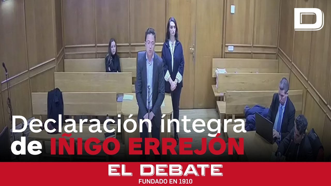 Vea la declaración íntegra de Errejón, acusado de agresión sexual, ante el juez