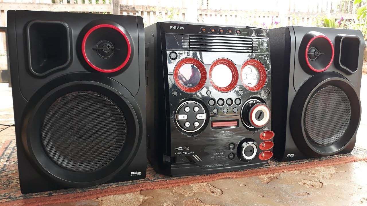 Philips Fw C577 ficou top com as caixas do Philco PH 400