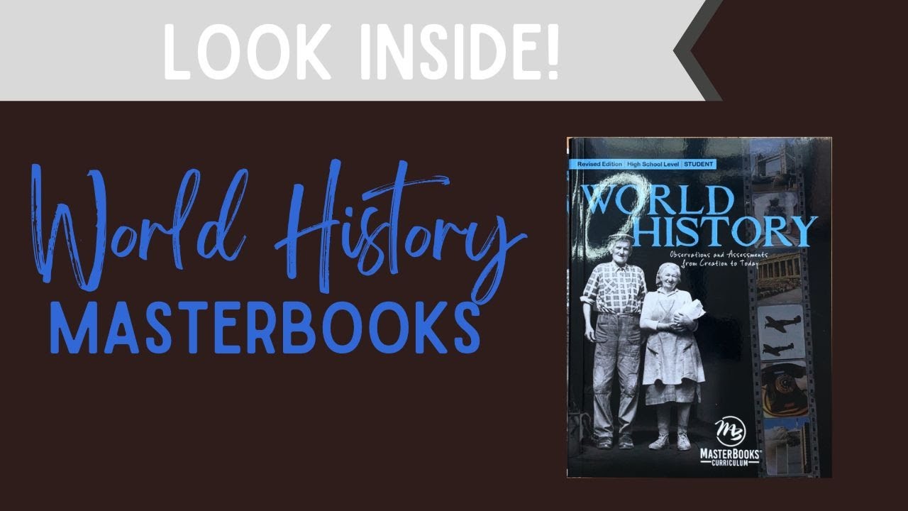 *Look Inside* | World History | Masterbooks | High School | Homeschool