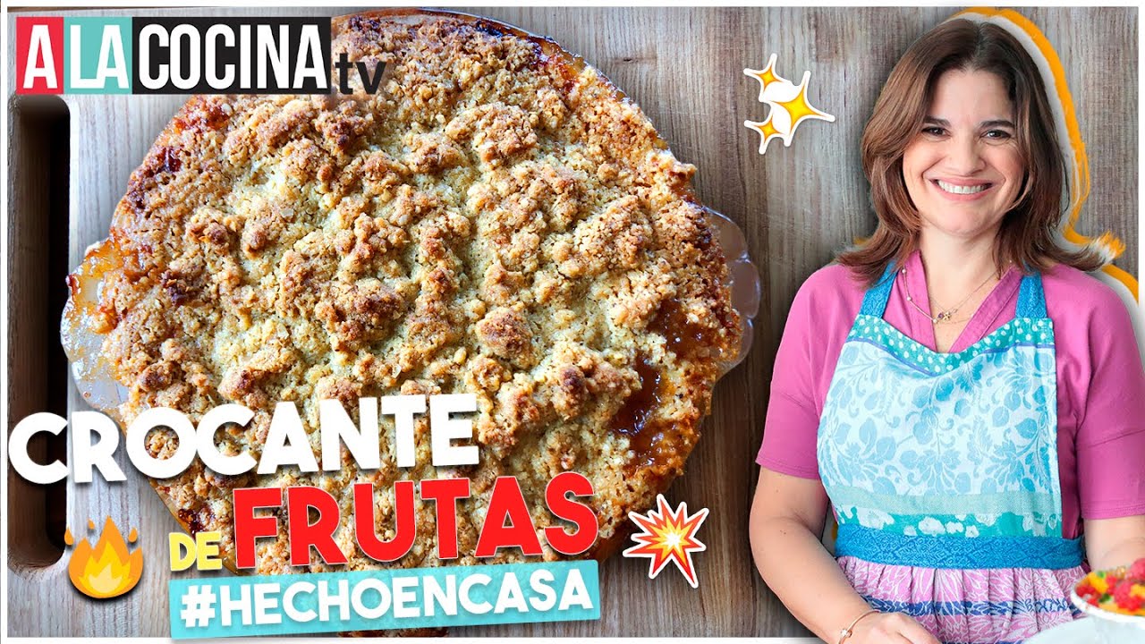 Como hacer un CROCANTE DE FRUTAS | Ana avellana
