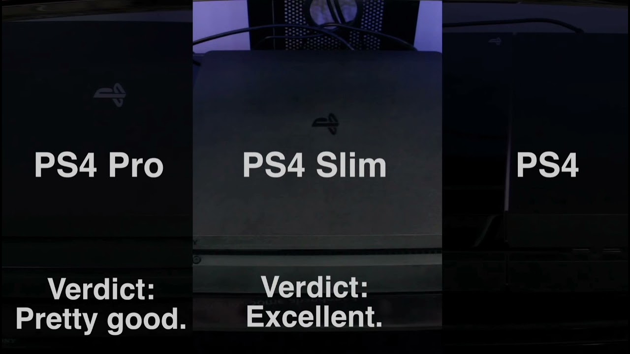 PS4 fat vs PS4 slim vs PS4 fan noise