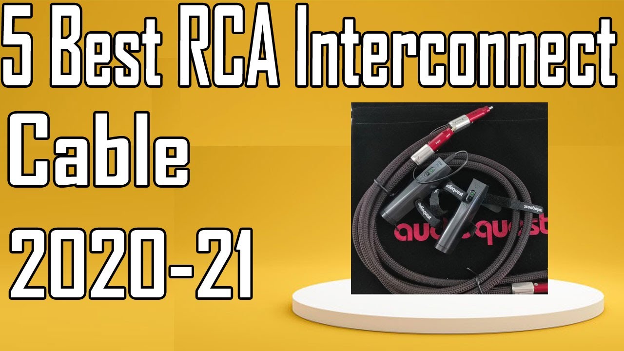 5 Best RCA Interconnect Cable Review 2021