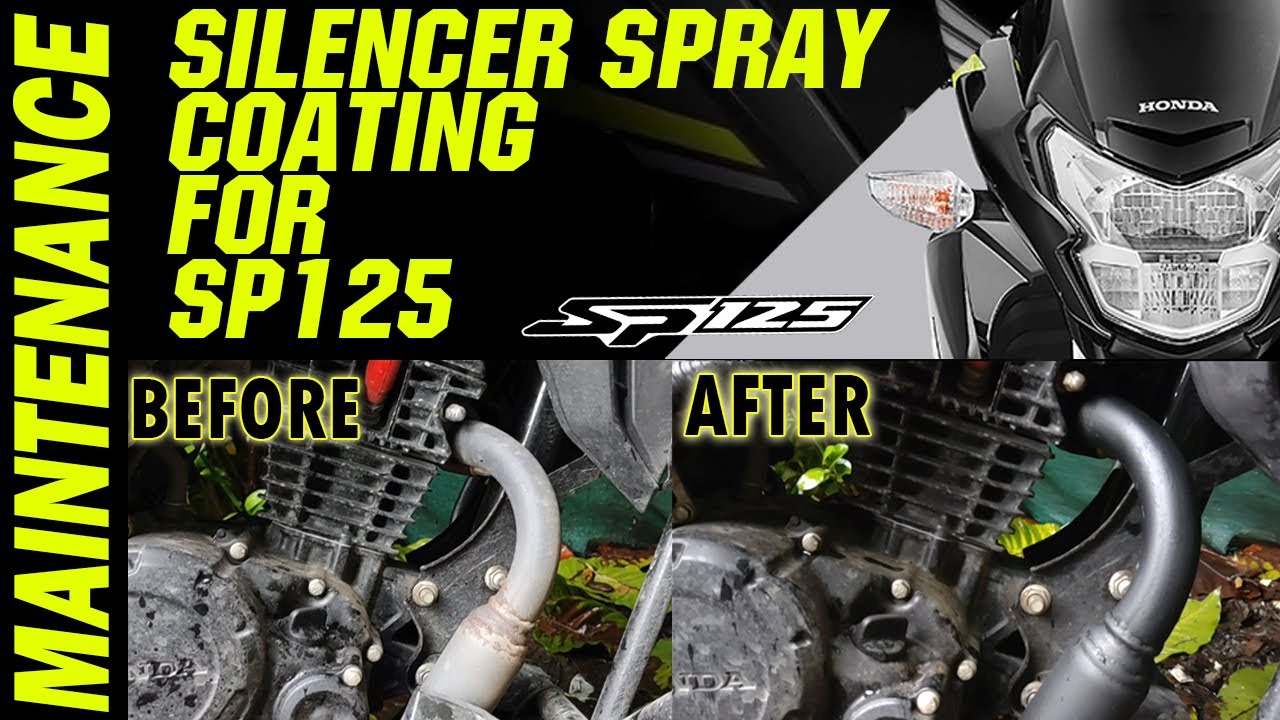 Honda SP125 BS6 Modification | Silencer Coating | CB125F Modification