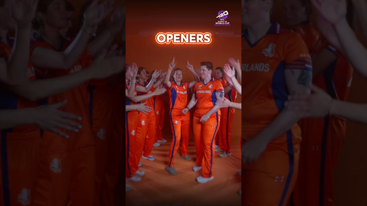 Women in orange, reporting for duty at the #T20WorldCup 🧡