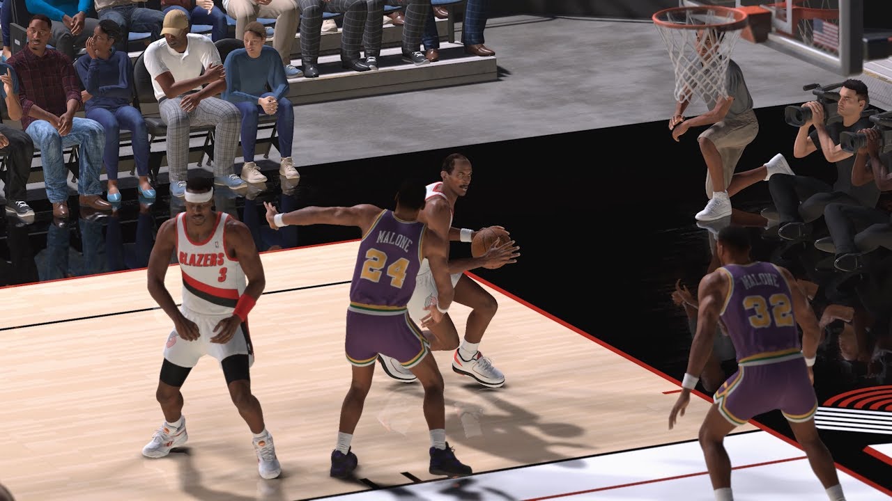 1992 Jazz vs. Blazers #NBA2K25  #Mods [ 4K 60fps | PC Gameplay ]