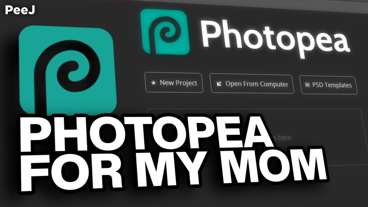 Photopea Basics for my Mom
