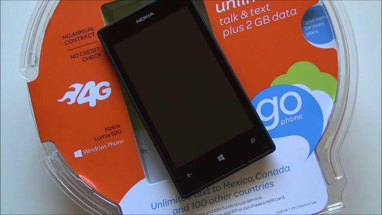 AT&T Nokia Lumia 520 with GDR2 and Amber, unboxing and  tour