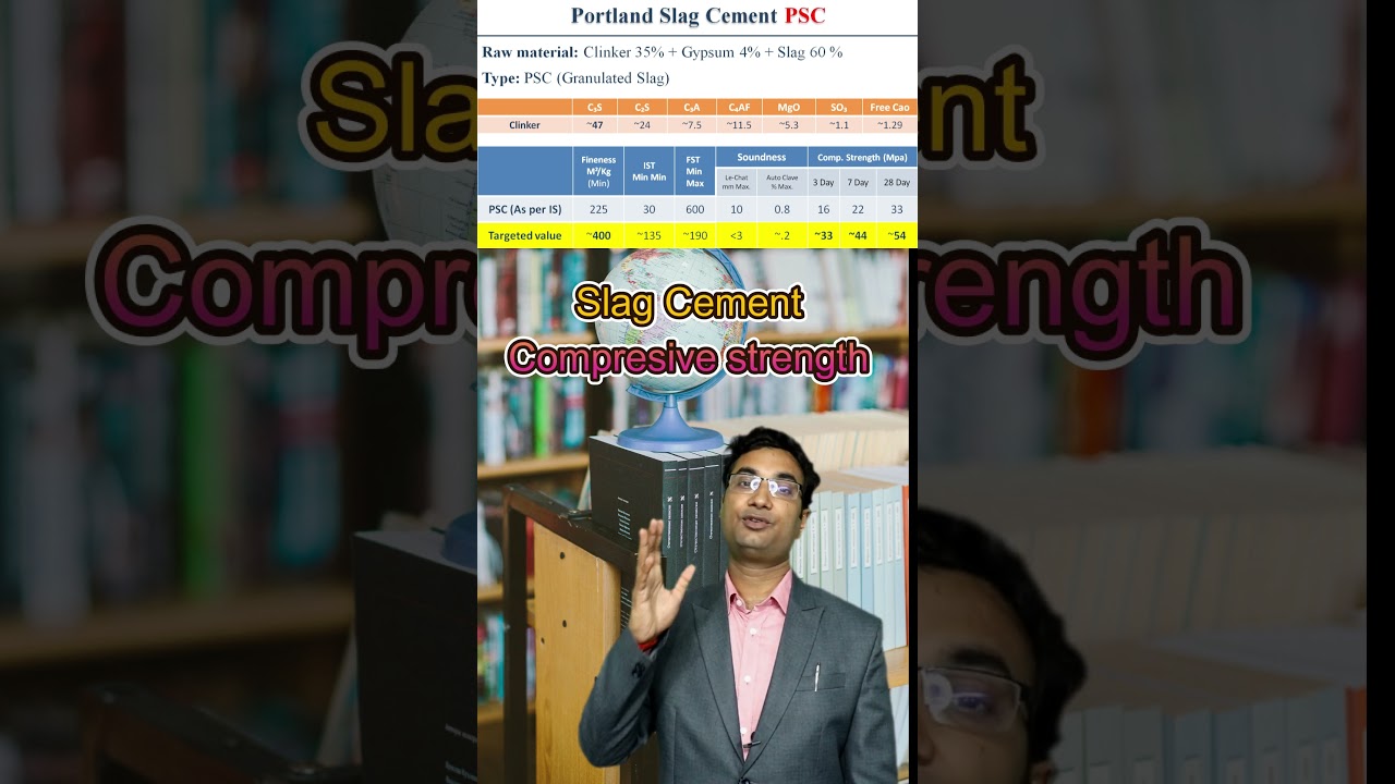 08 Slag Cement Compressive Strength I PSC I Portland Slag Cement