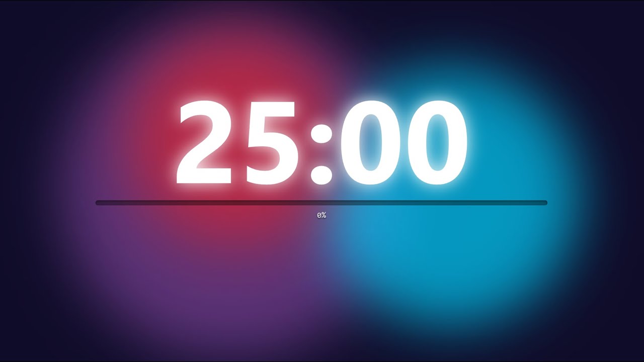 25 Minute Timer - Ambient Lava Lamp