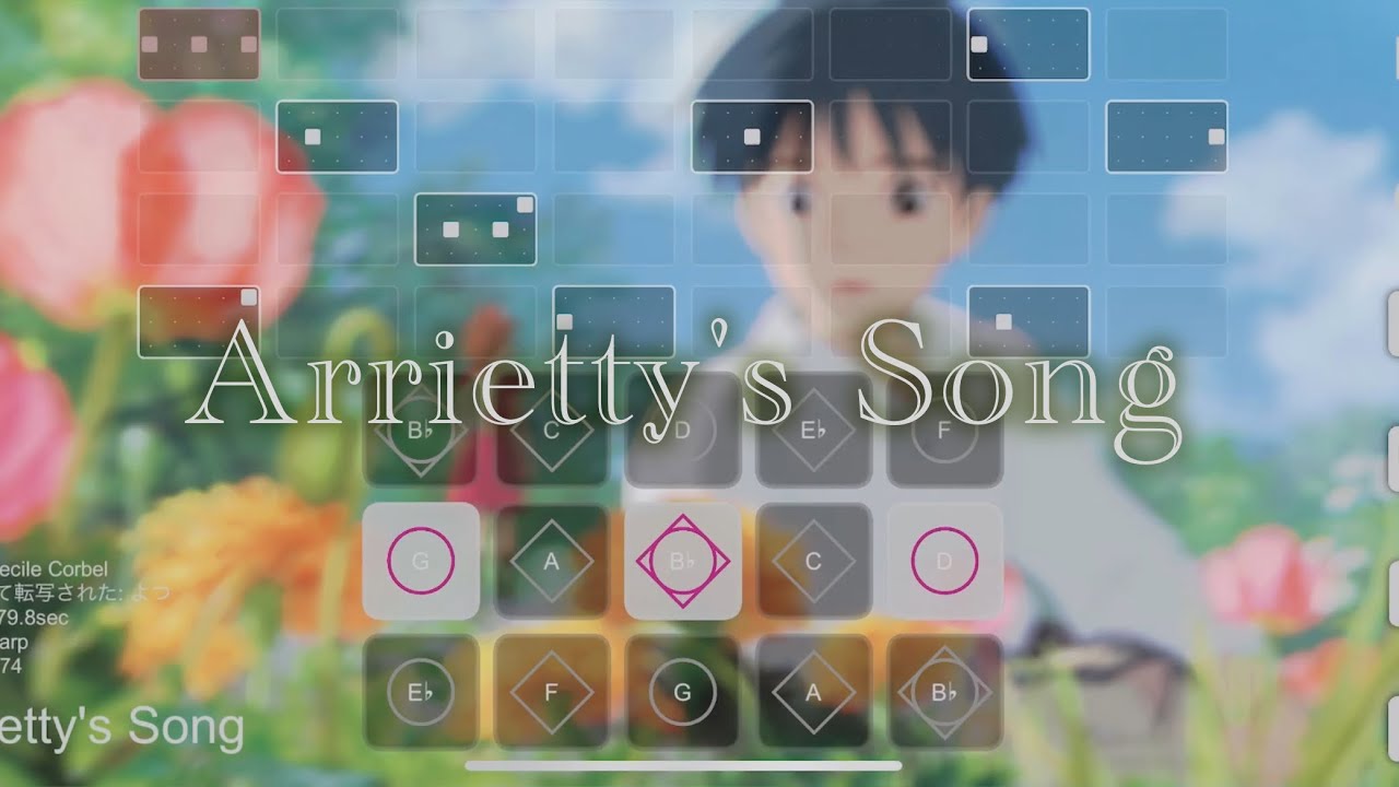 【Sky】Arrietty's Song / Cécile Corbel【楽譜】