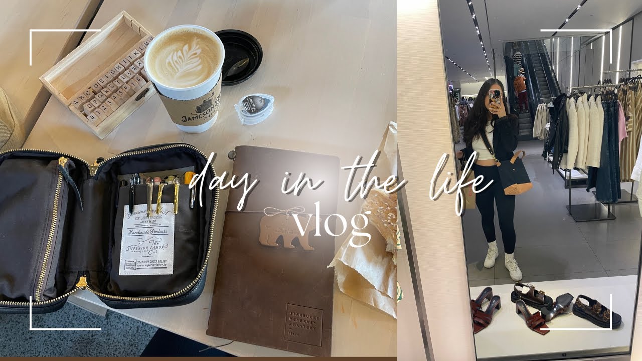 VLOG | STATIONERY CAFE + SHOPPING
