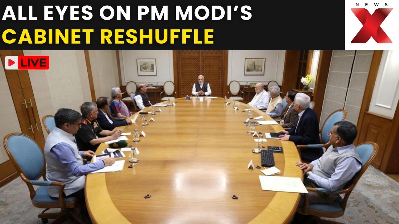 PM Modi Cabinet Meet LIVE: Eyes on Major Union Cabinet Reshuffle Ahead of High-Level Meeting | NewsX