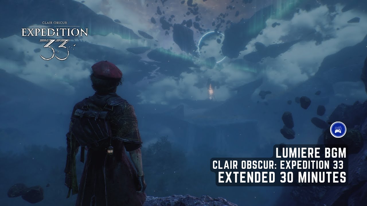Lumiere with lyrics on cc - Clair Obscur: Expedition 33 OST Extended 30 minutes [4K HDR]