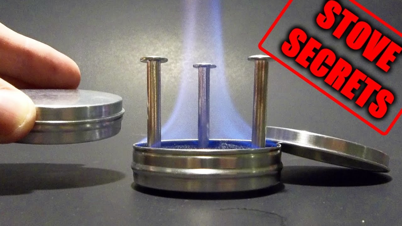 ULTRA Compact Pocket Stove - With Built-in Pot Stand!