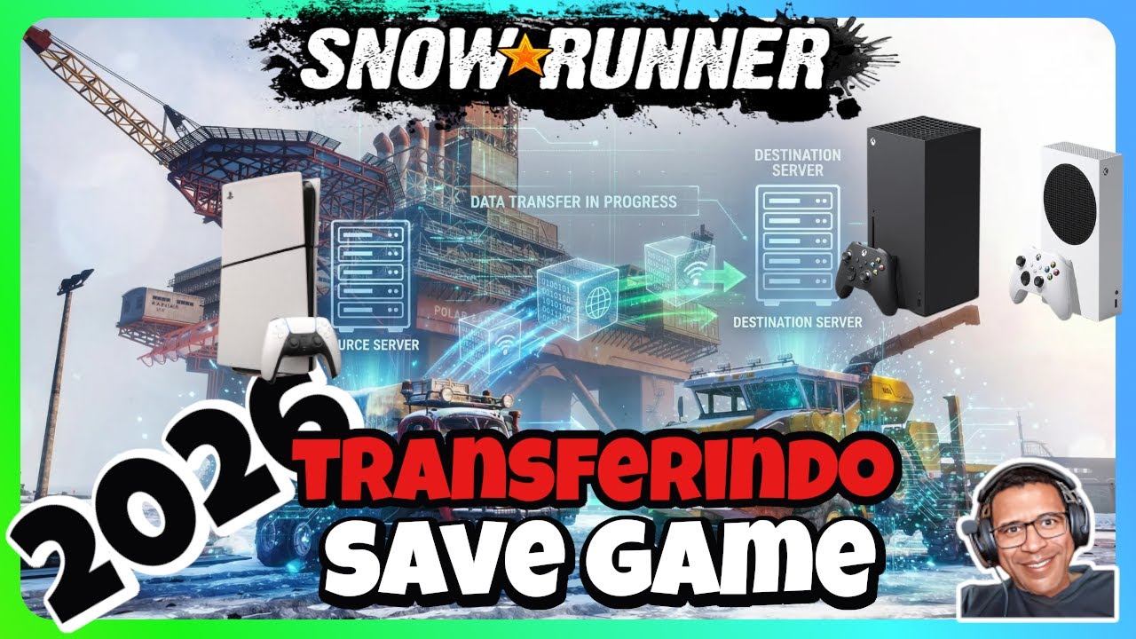 COMO TRANSFERIR SEU SAVE GAME COM SEGURANÇA EM 2026 #savegame #snowrunner #roadcraft #tutorial