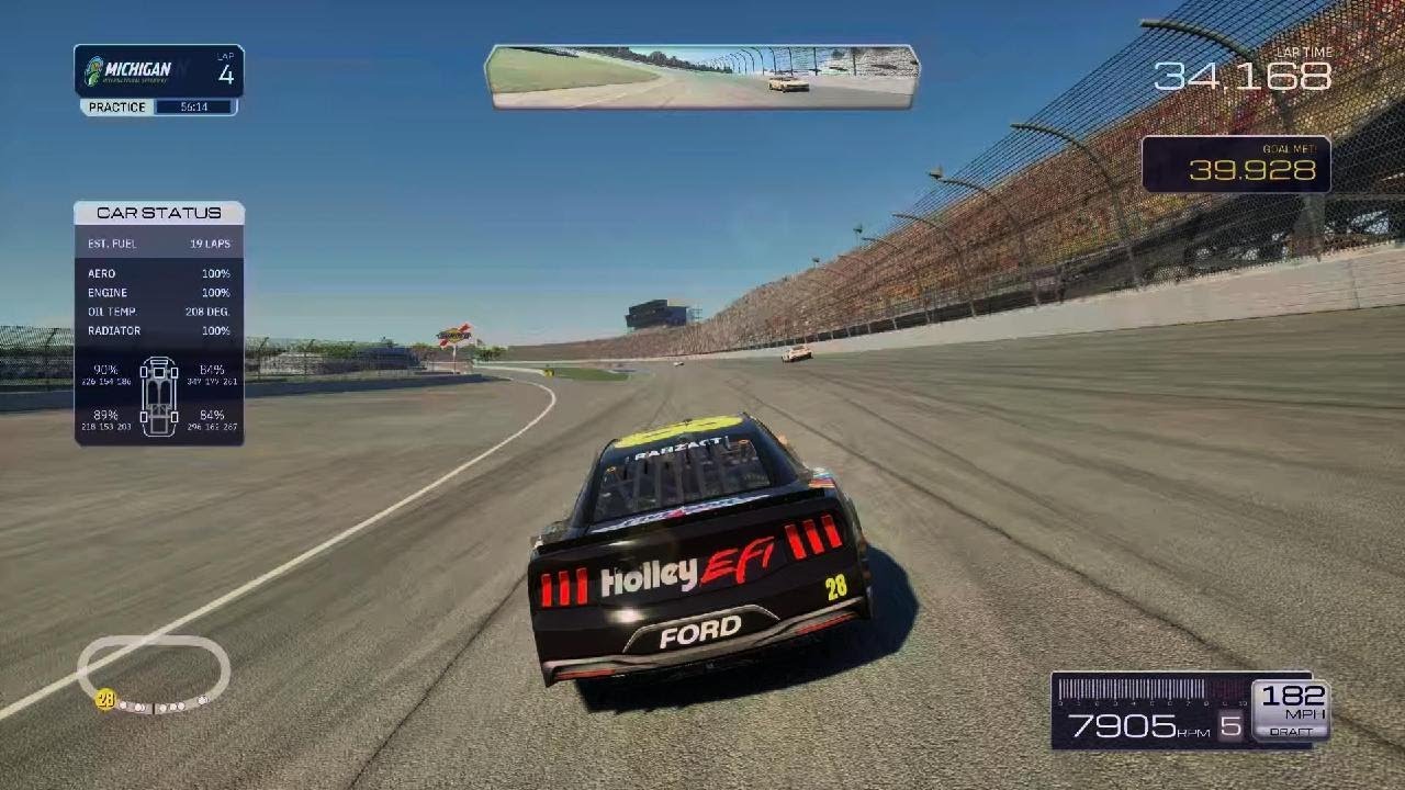NASCAR 25 - Michigan Test Run