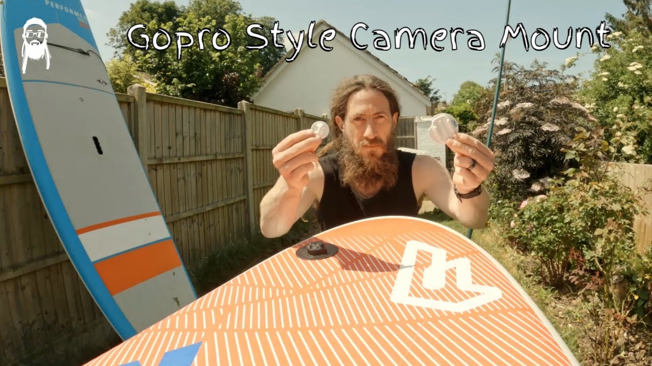How to stick Gopro  action camera mounts to a SUP / Standup paddle board