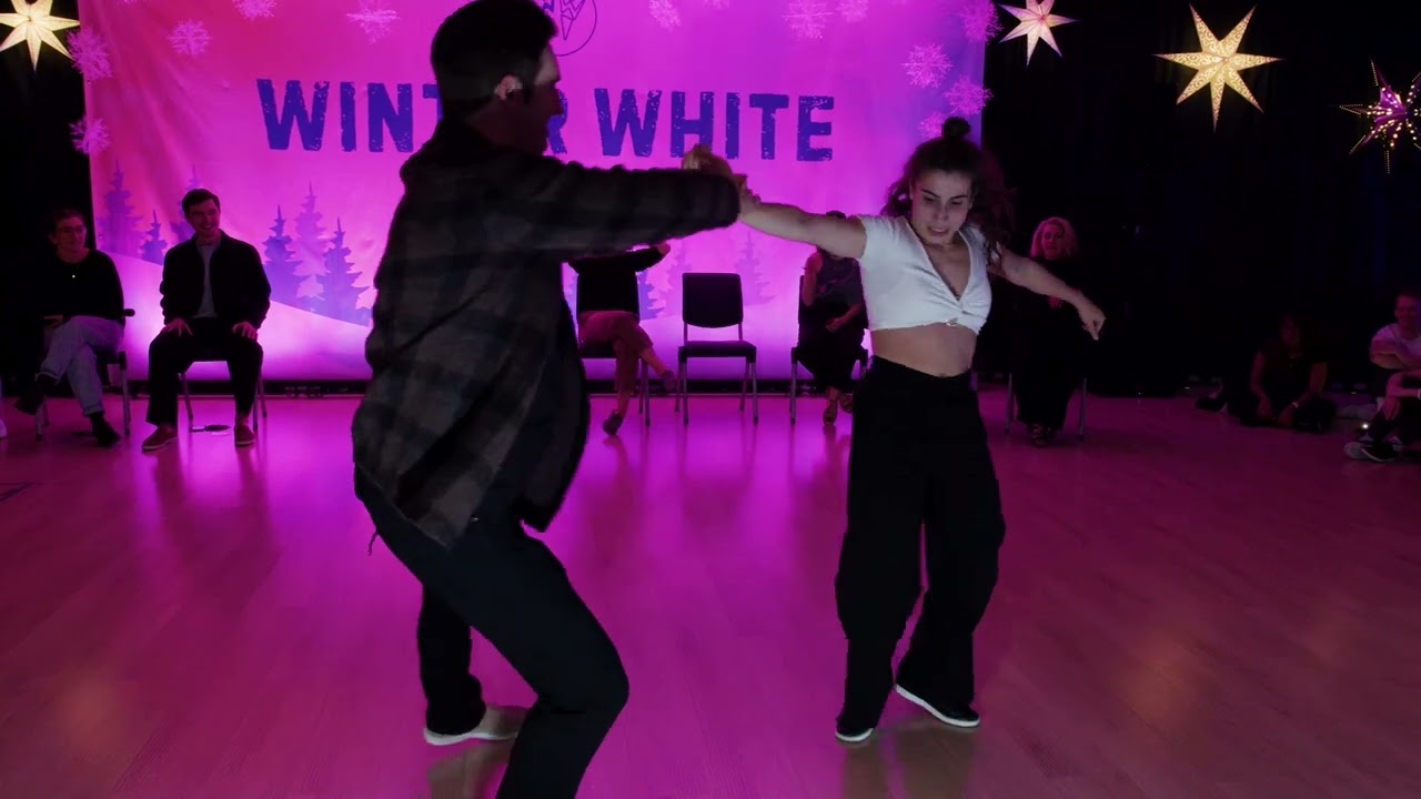 Jordan Frisbee & Laurena Houhou - Invitational Jack&Jill - Winter White 2024