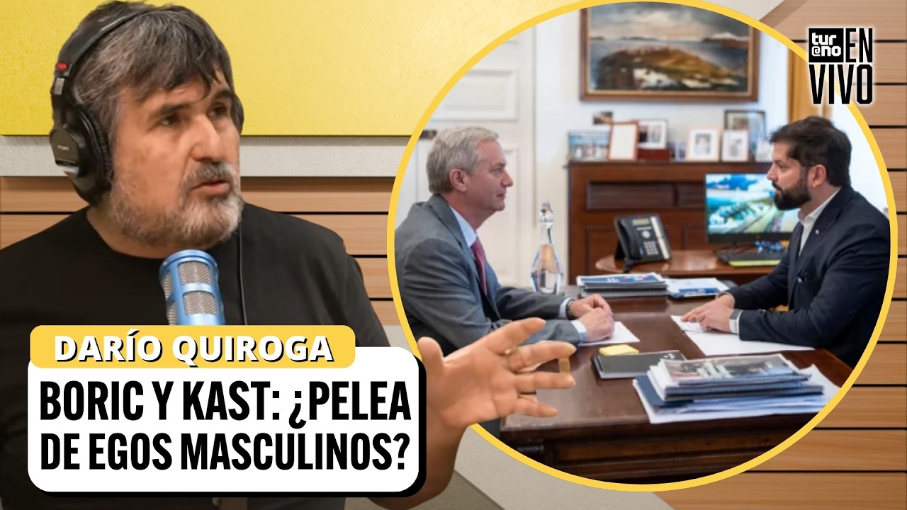 ¿Pelea de orgullos MASCULINOS? Dario Quiroga sobre los CHOQUES entre Boric y Kast | Turno En Vivo