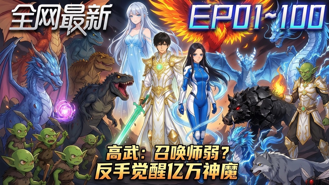 ⚡【首播漫剧】《高武召唤师弱反手觉醒亿万神魔》💥第1~100集：SSS召喚天賦被嘲廢物？他一手召出地獄鳳凰，生死台當場碾壓全場！ #修仙 #ai漫剧 #動畫 #繫統 #末世 #小欣说文