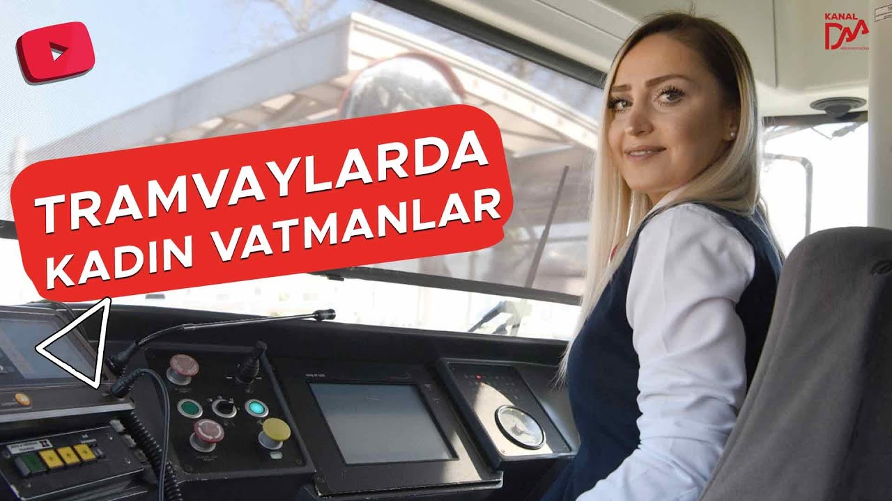 Kadın vatmanlar her gün binlerce yolcuyu taşıyor
