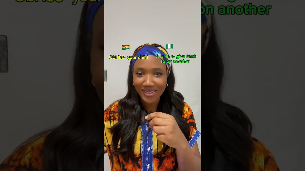 Some words in Ga (Ghanaian language), that sound similar to some words in Yoruba (Nigerian language)