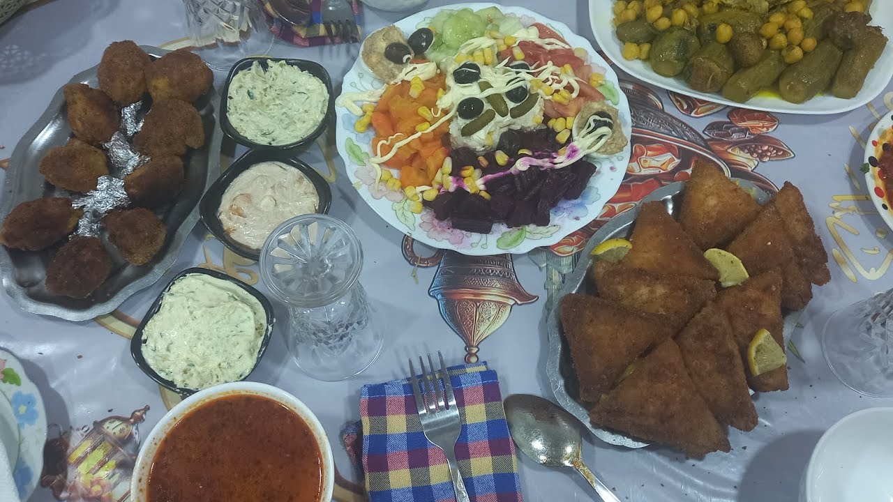 #طاولة يوم خامس لشهر رمضان #رمضانمبارك #foryou #طبخ #رمضان #وصفات #صيام #ramadan #ramadanmubarak 