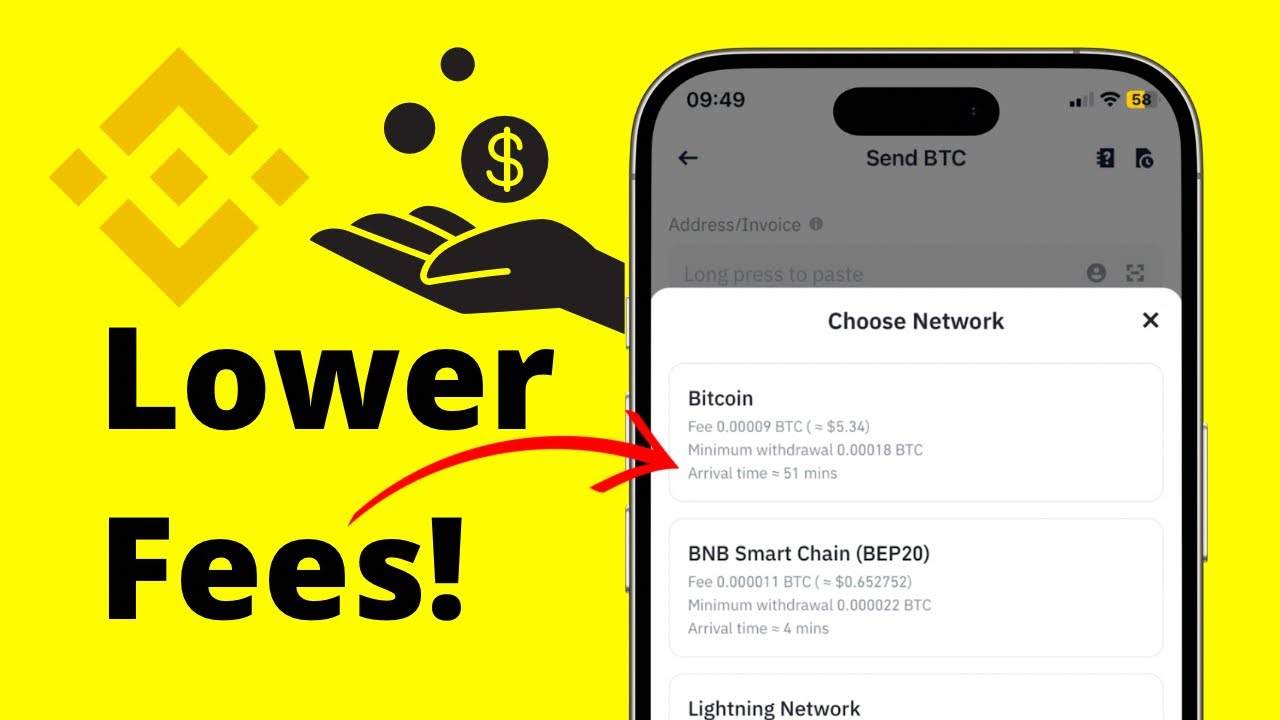 How to Find Lower Fees Network in Binance | Lower Transaction Fee | 2025