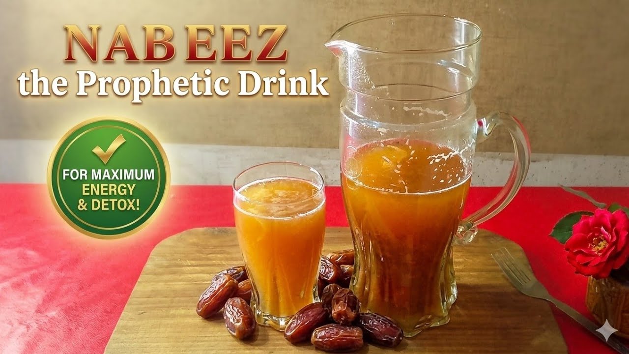 Prophet Muhammad 's PBUH Favourite Drink Nabeez Benifits With Sunna Recipe .