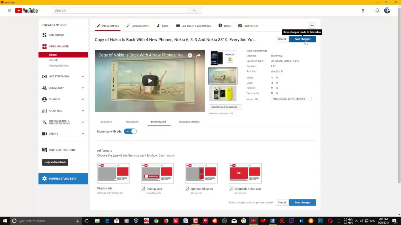 YouTube - How to Remove Third Party Copyright Content / Scene