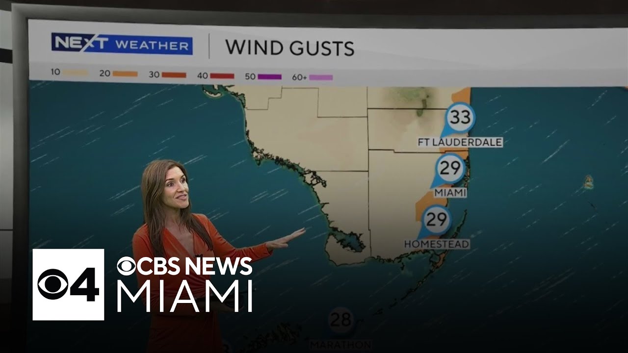 Strong winds, rain in parts of South Florida could lead to dangerous conditions