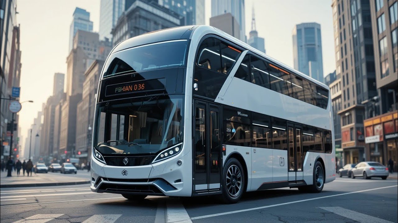 This Futuristic Electric Double-Decker Bus Is Changing City Transportation in America ⚡🚌
