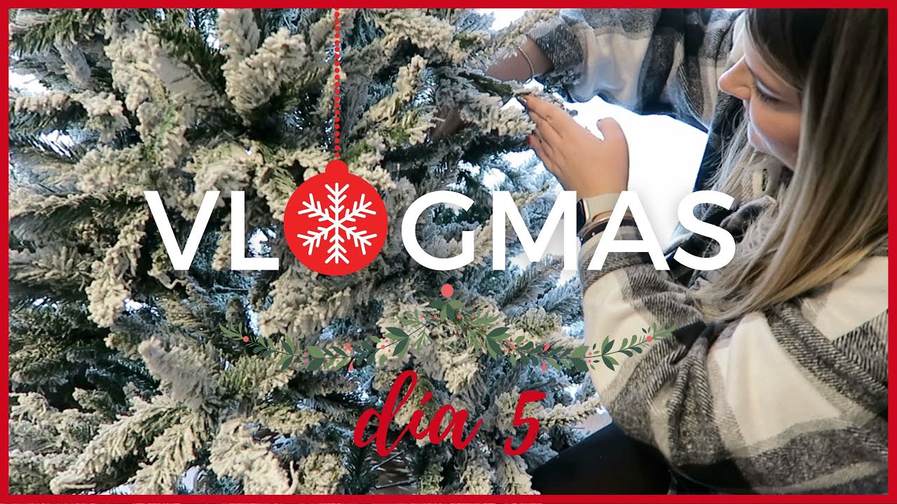 🎄VLOGMAS DÍA 5 🎄 PONEMOS EL ÁRBOL DE NAVIDAD ❤️