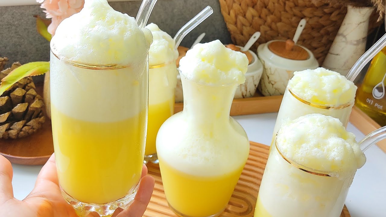 شاربات باناشي بأكبر و أكثف كمية رغوة أو لاموس في العالم😱🤪للمناسبات❌حمض السيتريك بنة تبرد القلب🍋🍹