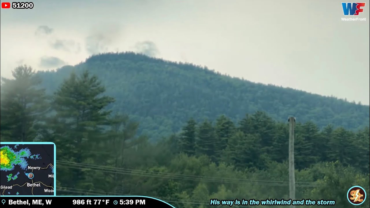 Maine/New Hampshire Storm Chase - Live As It Happened 