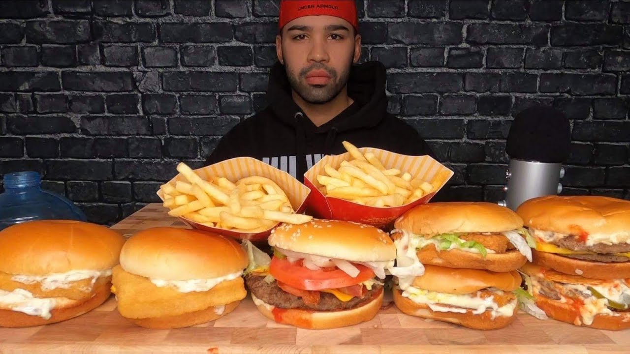 (ASMR) MCDONALD'S MUKBANG